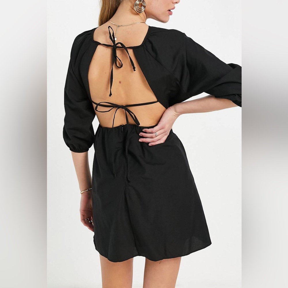 Trendyol ASOS open back mini dress